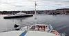 STYRER SELV: Autodocking-systemet styrer ferga inn mot Horten.