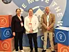 DELEGASJONEN: I Marrakech deltok Dnmf med denne delegasjonen, fra venstre: administrerende direktør Hege-Merethe Bengtsson; forbundsleder Andreas Bakken og fagsjef Odd Rune Malterud.