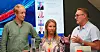 YRKE: Diskuterte Norges farligste yrke, fra venstre: Jon Magnus Haga, spesialist i samfunnsmedisin, Lene-Camilla Nordlie, Gard og Hans Sande, Norsk Sjøoffisersforbund.