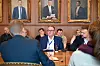 Hans Sande, NSOF, og områdeansvarlig i forbundet, Trond Løfgren til høyre.