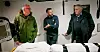 VIL HA HJELP: Matros Leiv Johnny Fjellro har bedt Sjømannsforbundet om å se på saken. Inspektør Kim Helge Fjereide og rådgiver Ove Kaland orienterer seg om situasjonen.