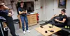 GODT MILJØ: Det er viktig med unge sjømenn om bord som kan løsne litt på slipsene og komme med nye påfunn. God stemning i fritiden gjør at man gjør en bedre jobb, mener Larsen, Lorentzen og Høyseth.