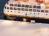 Havila Polaris fyller biogass ved Polarbase 26. november 2025.