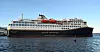 'Havila Capella' til kai i Trondheim.