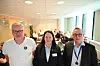 STARTSKUDDET: Ved oppstarten av oppgjøret med NHO Sjøfart stilte de tre sjømannsorganisasjonene mannsterke, med disse tre i spissen: (fv) Jan-Erik Lundby fra NSF, Hege-Merethe Bengtsson fra Dnmf og Hans Sande fra NSOF.