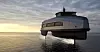 HØYT OVER BØLGENE: Slik kan den batteridrevne hydrofoil-hurtigbåten som er utviklet i ZeFF-prosjektet bli seende ut. Hvis noen tar sjansen på å realisere prosjektet.