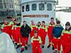 FRAMTIDAS SJØFOLK: VG2-elevene ved Karmsund videregående har stort utbytte av å være om bord på «Hjelm Waage».
