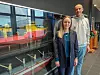 POSITIV UTVIKLING: Stadig flere jenter søker seg til maritime fag, konstaterer avdelingsleder Ellen Engedal ved Karmsund videregående skole, her sammen med lektor og faglærer Geir Aardal.