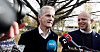 GOD STEMNING: Høsten 2021 var stemningen på topp da den nye regjeringen la fram sin Hurdalsplattform, der de lovet å styrke nettolønnsordningen.