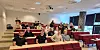 INTERESSERTE: Studentene på fagskolen i Bergen viste stor interesse for både maskinfaget og arbeidet til tillitsvalgte og forbund.