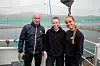 SKIPSBESØK: Matros Karianne Karlsen og skipper An-Magritt Stene er glad for at NSF og rådgiver Geir Offerdal har engasjert seg i saken om sjøfolk som også dykker.