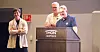 KLARE: Helene J. Brandal fra Dnmf, Jan-Erik Lundby fra NSF og Hans Sande fra NSOF åpnet konferansen.